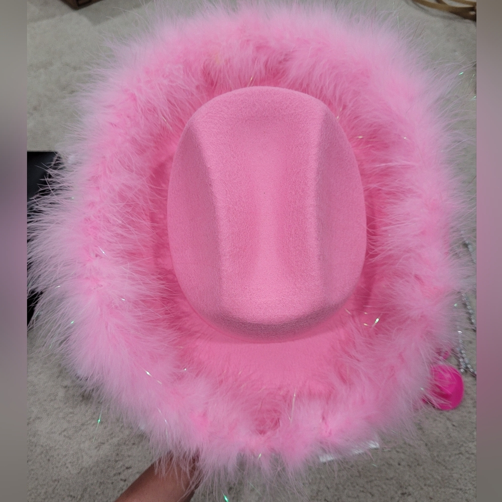 Cowgirl Princess Blingy Black Pink and Silver Party Supplies Set - Picture 5 of 8